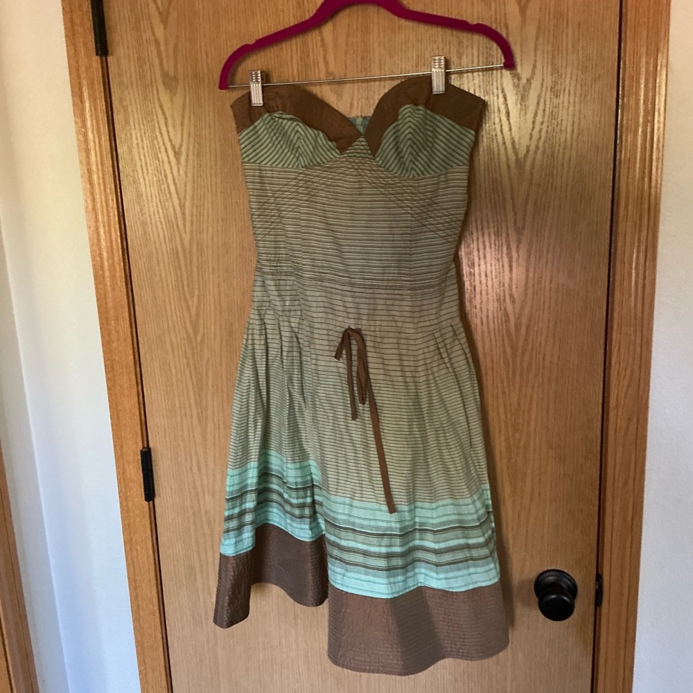 Tracy Reese strapless dress cocktail party wedding Spring size 6